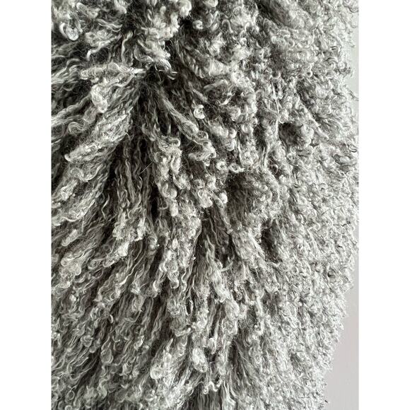 Simply Vera Wang Faux Fur Open Front Sleeveless Gray Vest Jacket SIze L/XL - Picture 5 of 8